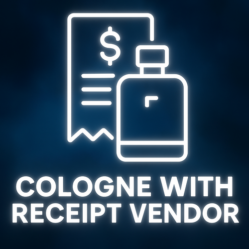 Cologne + Receipt Vendor