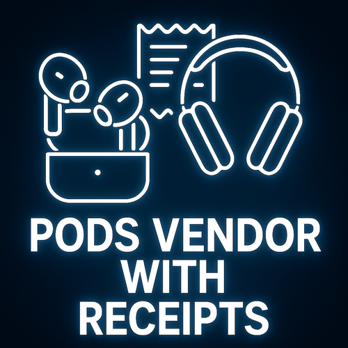 Pods Vendor + Receipts, Bags